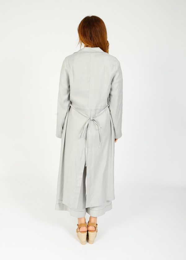 LFA 491 Long Jacket in Silver For Sale