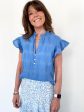 VB Milly Shirt in Blue Fashion