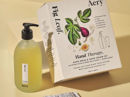 AERY Fig Leaf Hand Therapy Gift Set Online Sale