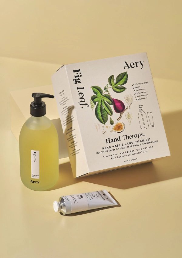 AERY Fig Leaf Hand Therapy Gift Set Online Sale