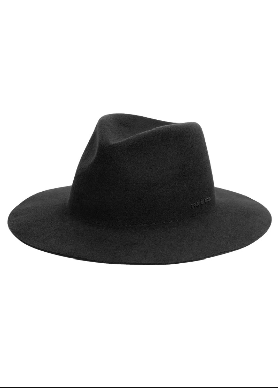 R&B City Felt Hat in Black Online Sale