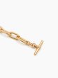 TS Small Gold Oval Linked Bracelet Hot on Sale