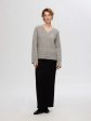 SLF Alva Melange Knit in Steel Grey Sale