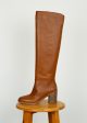 GG Vivienne Knee Leather Boot in Papaya Discount