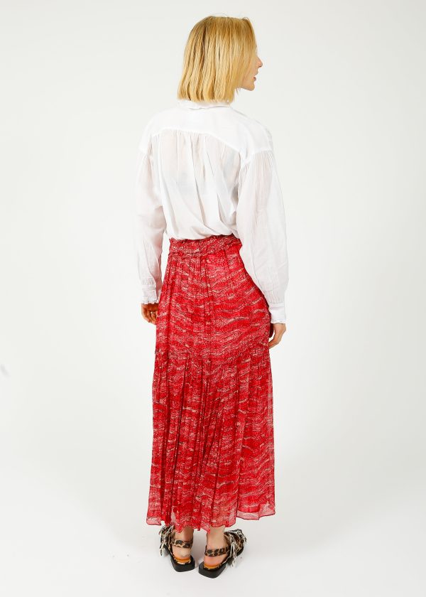 IM Veronique Skirt in Red Discount