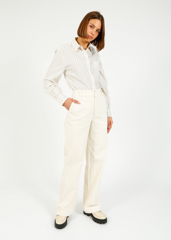 PAIGE Danielle Trouser in Ivory Online Hot Sale