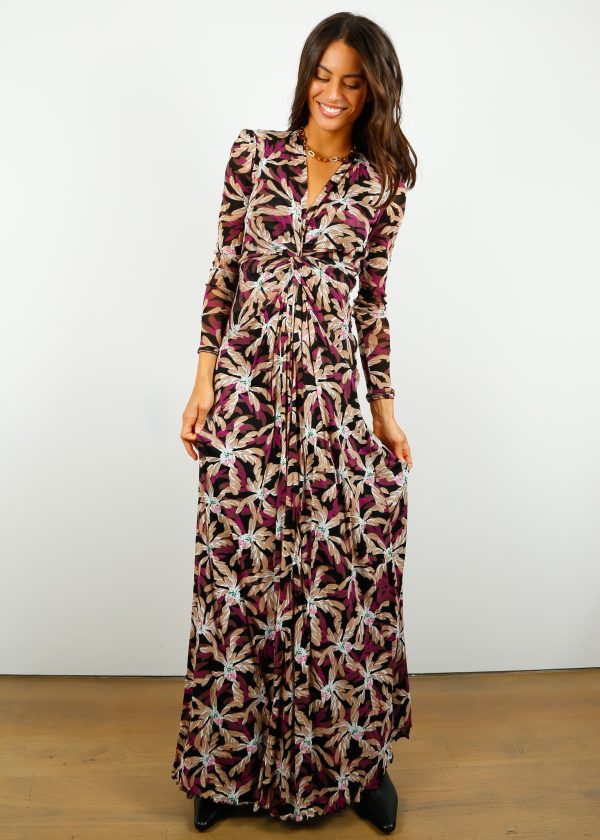 DVF Kassia Dress in Fall Leaves on Sale