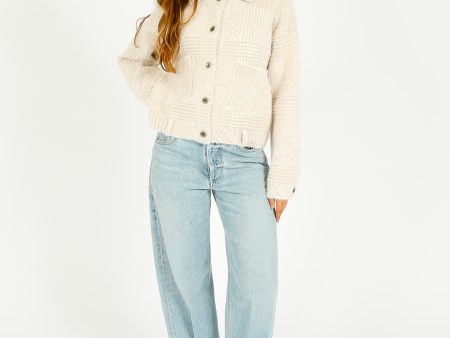 R&P Bubbly Jacket in Stone Check Fashion