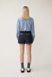 SUNCOO Laure Blouse in Blue Jean Online Sale