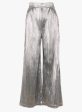 SUNCOO Jill Plisse Trousers in Argent Discount