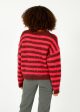 AV Bymi Stripe Knit in Bordeaux, Hortensia Fashion