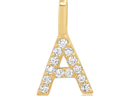 14k Diamond Pavé Monogram Pendant Supply