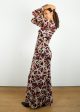 DVF Kassia Dress in Fall Leaves on Sale