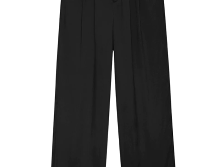 Carrie Pant - Black Silk For Sale