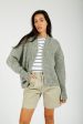 AV East 19 Open Cardigan in Tortue Melange Online Sale