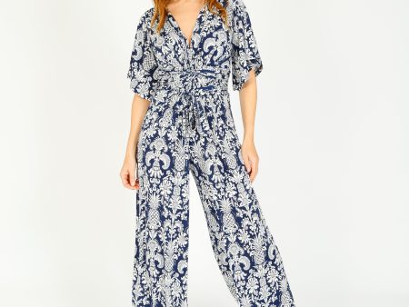 Onjenu Dakota Jumpsuit in Pina Navy Discount