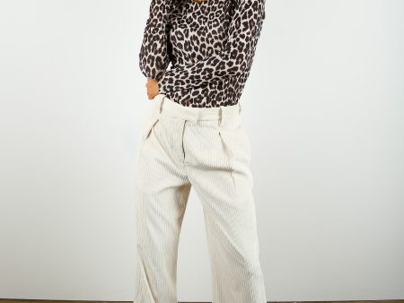 R&B Bennett Cord Pant in Ivory Supply