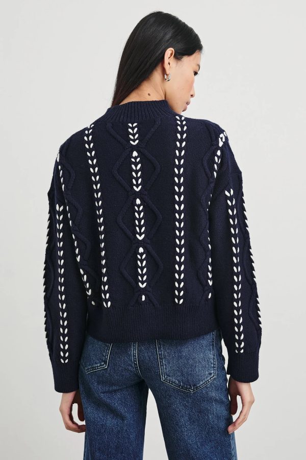 RAILS Tori Knit in Midnight Online Sale