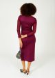 DVF Dorinda Dress in Velvet Plum For Sale