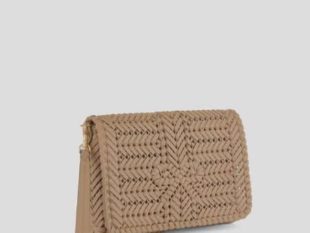 AH The Neeson Cross Body in Sand Shiny Capra Online Hot Sale