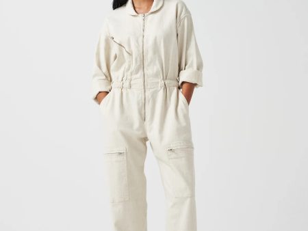 S&M Lorna Jumpsuit in Ecru Discount