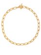 TS Small Gold Oval Chain Necklace Cheap