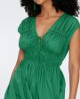 DVF Gillian Dress in Signature Green Cheap