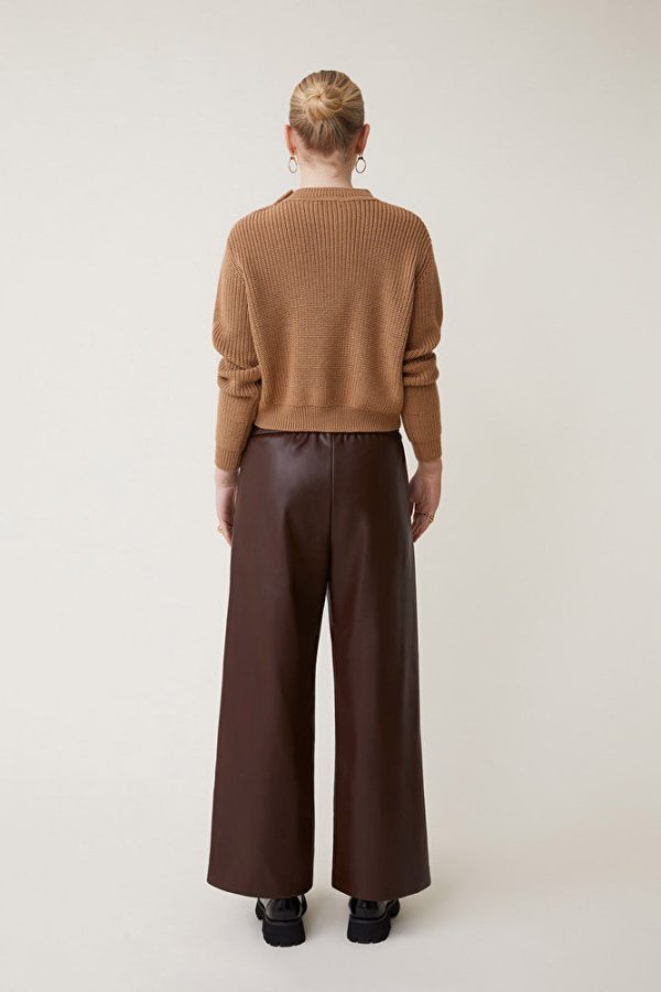 SUNCOO Johan Wide Leg in Choco Sale