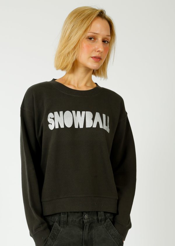 FWP Snowball Sweatshirt in Grey, Silver Hot on Sale