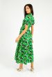 DVF Jonah Dress in Iris Green For Sale