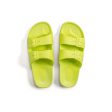 MOSES Sandals in Neon Yellow on Sale