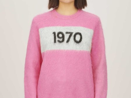 BF 1970 Mohair Knit in Flamingo Pink Online