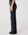 PAIGE Sasha Velvet Trouser in Calico Blue Supply