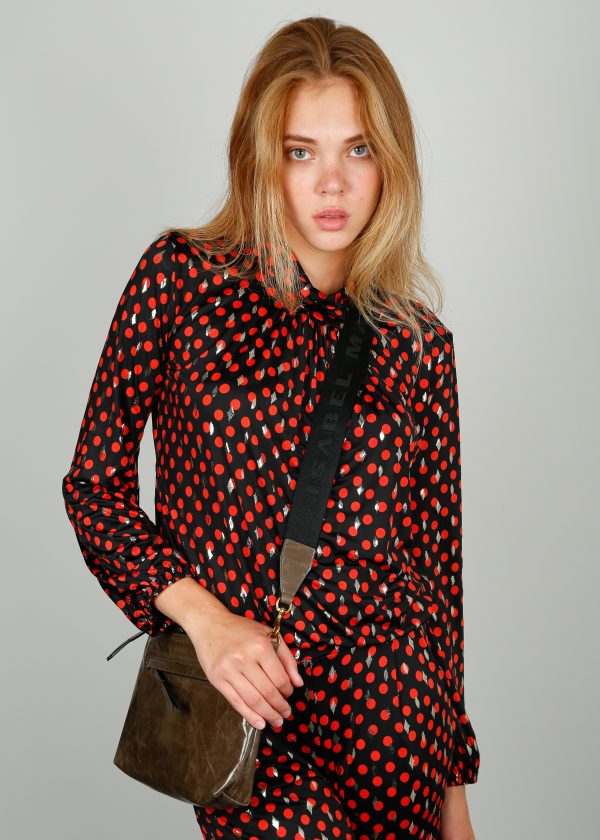 ONJENU Amber Top in Evening Dot Orange Online now