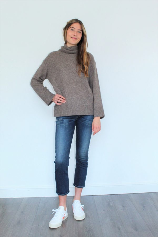 RAILS Imogen Cashmere Pullover in Hazelnut Online Hot Sale