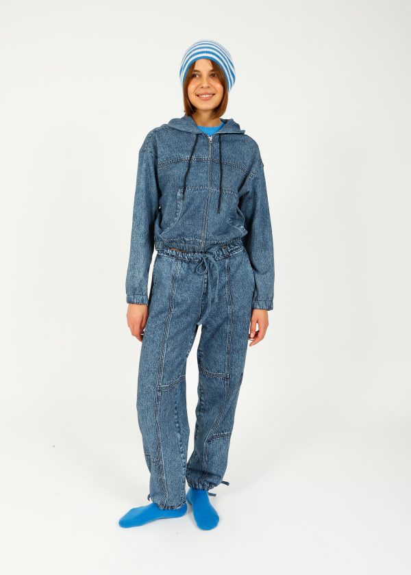 R&B Miramar Fleece Terry Jordan Pant in Topaz Discount