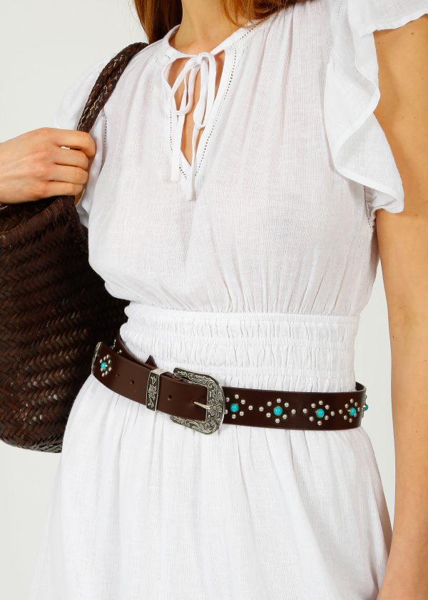 BER Country Belt in Brown Online Sale