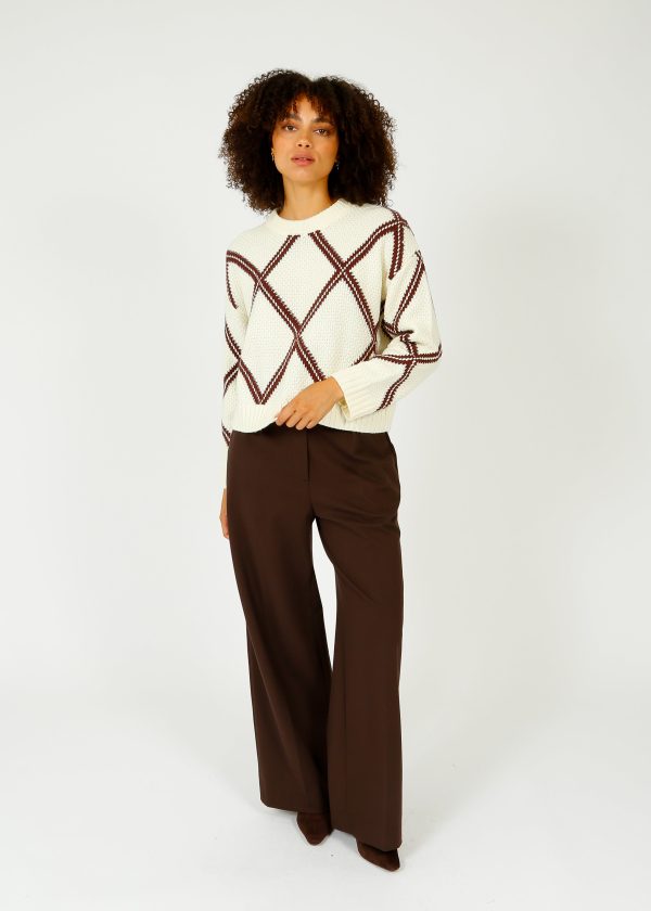 SUNCOO Precha Knit in Off White For Sale