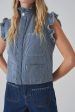 S&M Pablo Waistcoat in Striped Denim Fashion