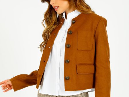 VB Lyssa Jacket in Deep Ochre Cheap