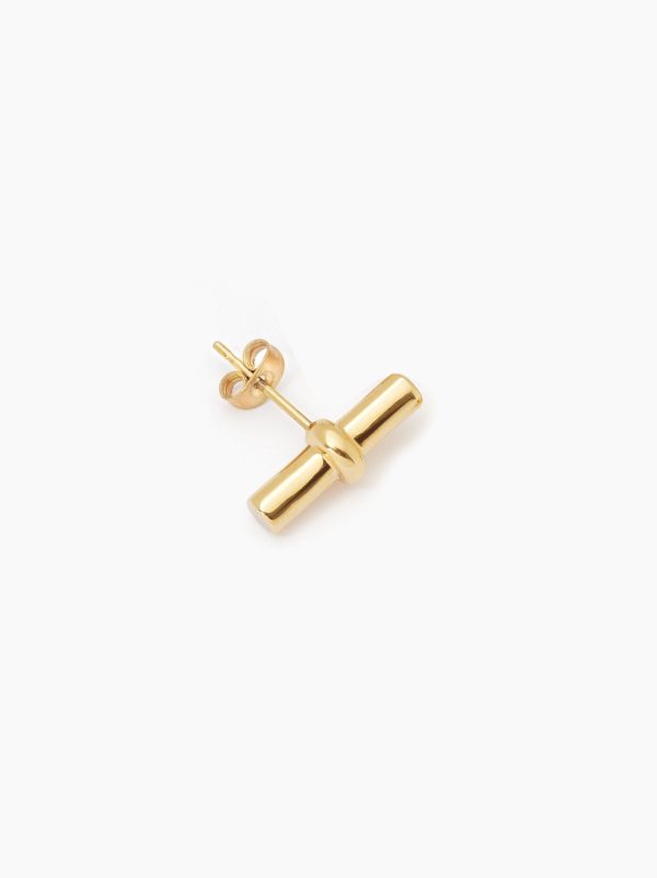 TS Gold T Bar Studs For Discount