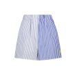 JS Sea Pixel Shorts in Blue For Cheap