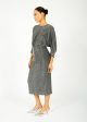 DVF Chrisey Dress in Silver Grey Online Hot Sale