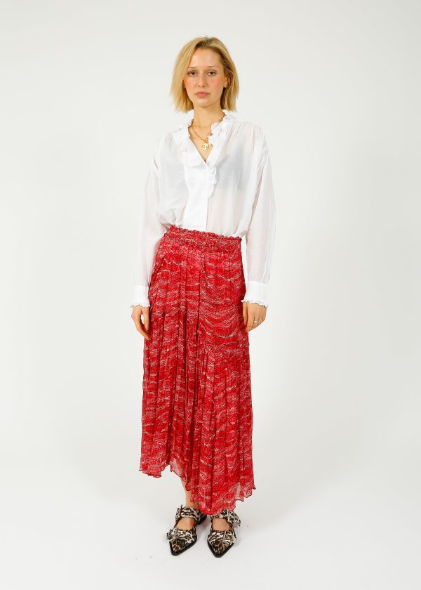 IM Veronique Skirt in Red Discount