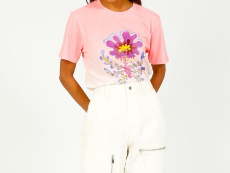 IM Zewel Tee in Light Pink Discount