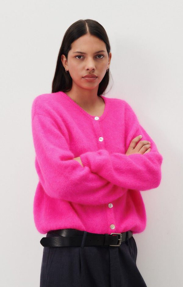 AV Vitow Cardi in Rose Fluro Chine For Sale