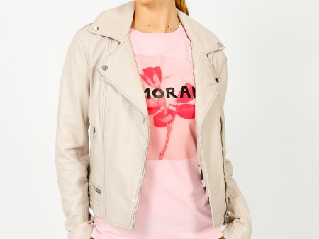 R&P Jafez Biker Jacket in Shell Hot on Sale