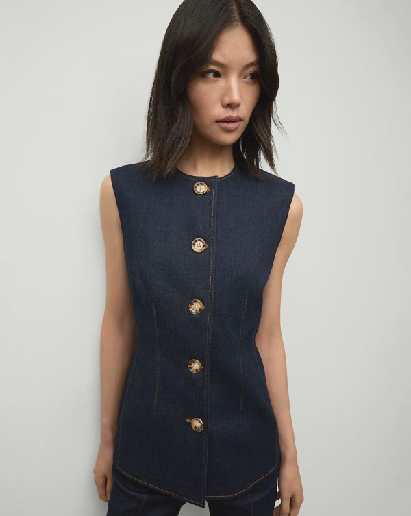 VB Jessup Vest in Navy Sale