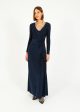 DVF Raffi Dress in Metallic Midnight Sale