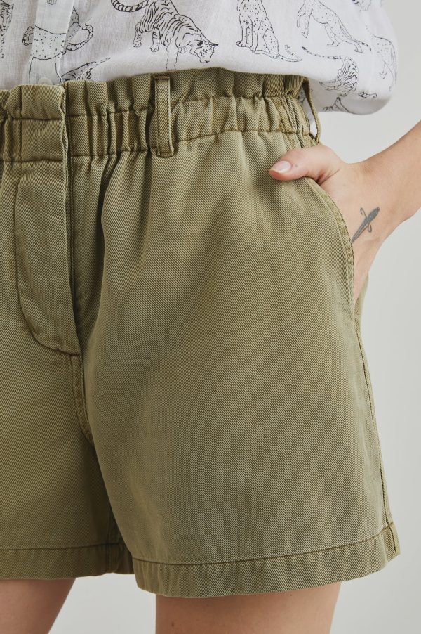 RAILS Monte Shorts in Canteen Discount